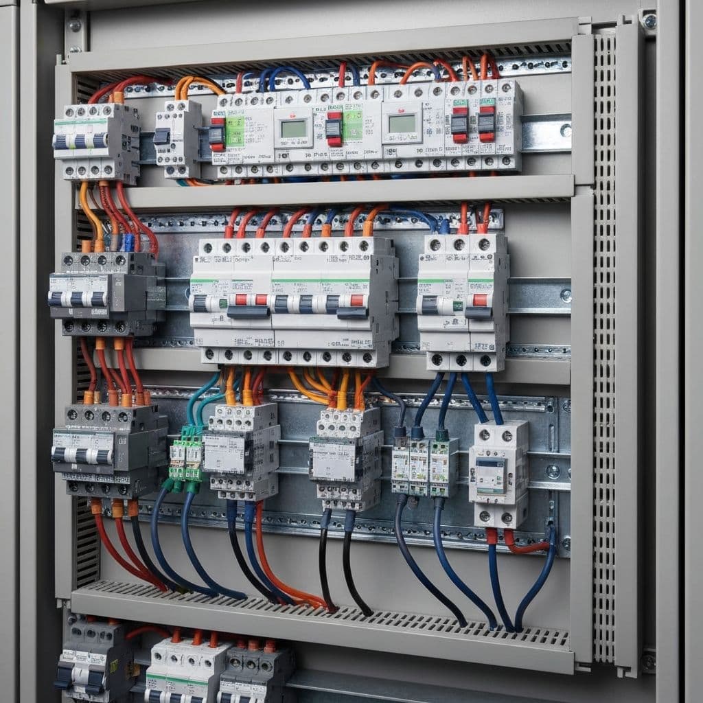 Quadro elétrico moderno