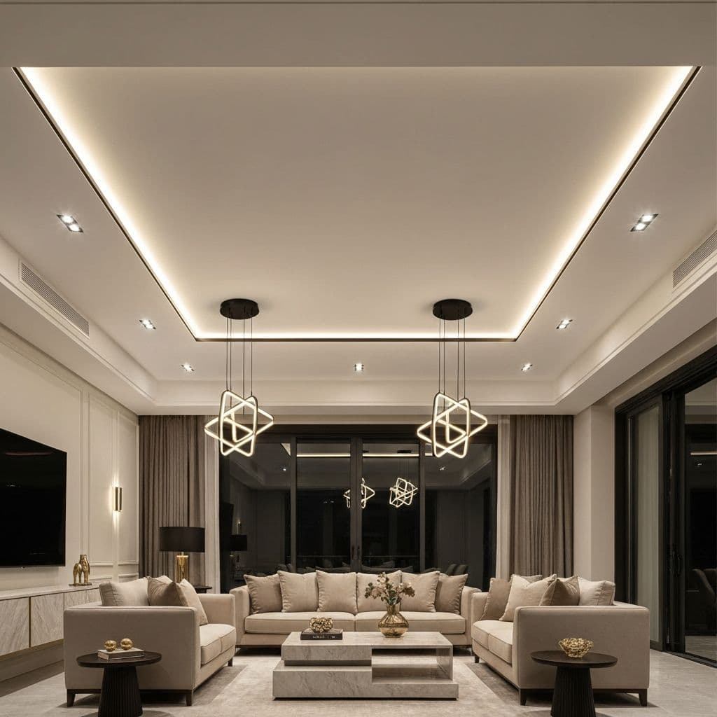 Iluminação moderna residencial